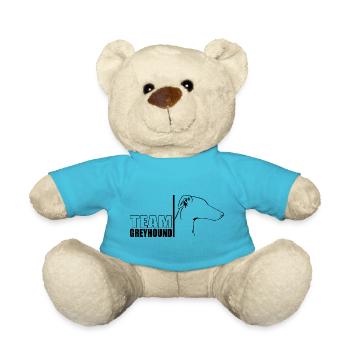 TEAM Greyhound Hunde Hund Windhunde Wilsigns - Teddy - Atollblau - Vorne