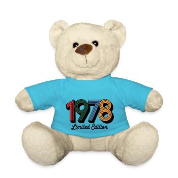 Vintage 1978 limited edition - Teddy Bear - atoll blue - Front