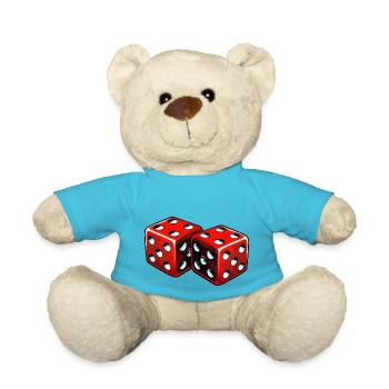 Cube 2 - Teddy Bear - atoll blue - Front