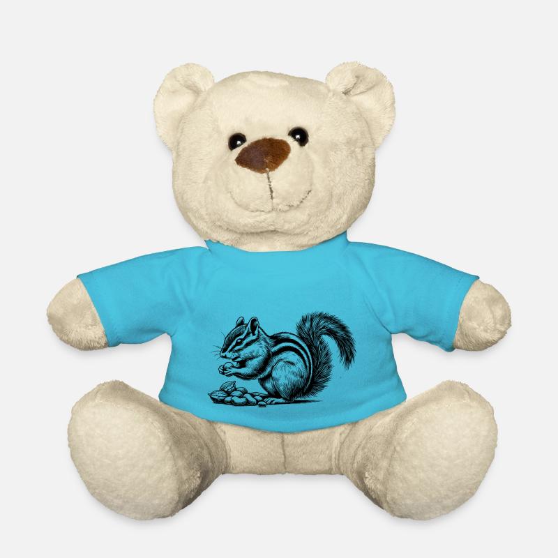 Chipmunk - Teddy Bear - atoll blue