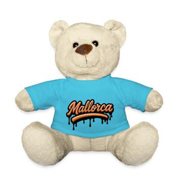 Mallorca Schriftzug - Teddy - Atollblau - Vorne