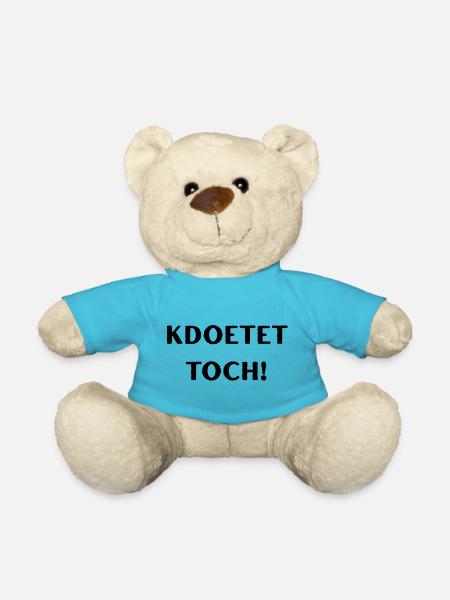 KDOETETTOCH – Antwerp Rebel Shirt - Teddy Bear - atoll blue