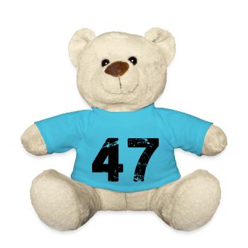 47 - Teddy Bear - atoll blue - Front