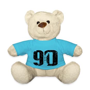 90 Number Leotard - Teddy Bear - atoll blue - Front