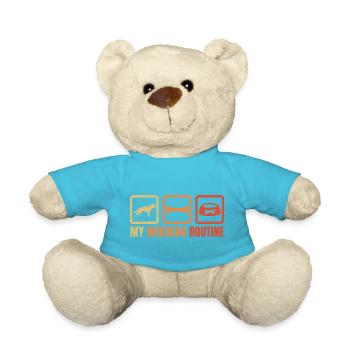 German Shepherd Weekend Routine - Teddy Bear - atoll blue - Front