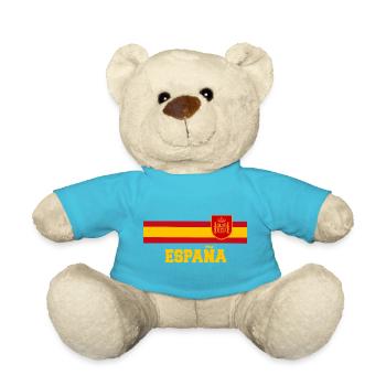 SPANIEN SPAIN España EUROPA SPANISCHE SPORT FAN - Teddy - Atollblau - Vorne
