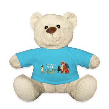 Ich heile viel. Dummheit nicht. – Heiler RPG - Teddy - Atollblau - Vorne