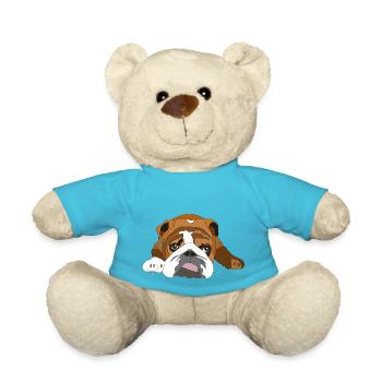 bouledogue - Nounours - bleu outremer - Devant