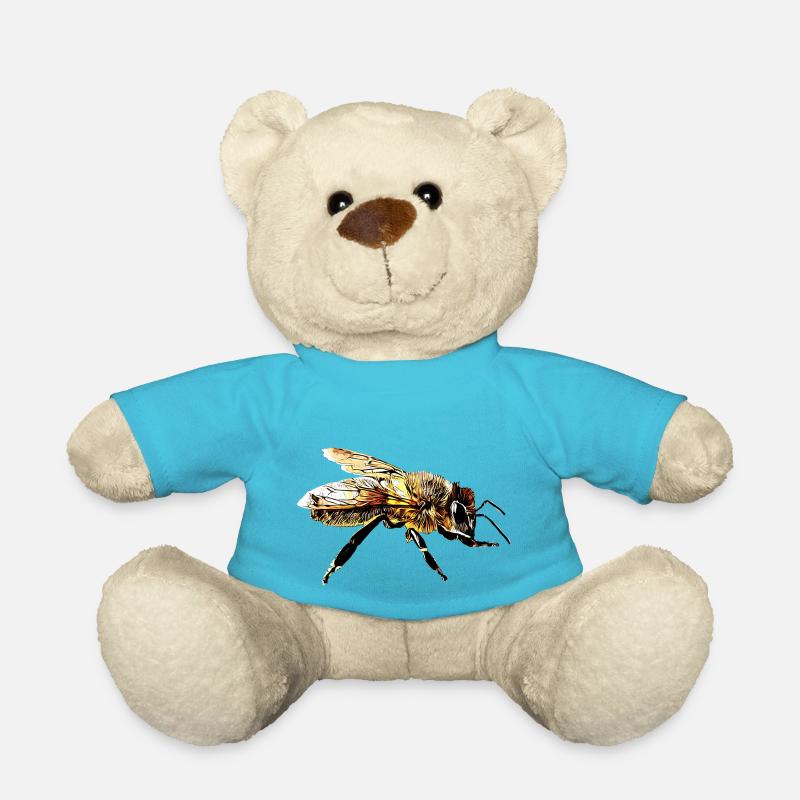Biene - Teddy - Atollblau