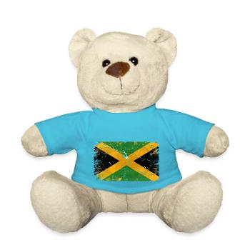 Jamaica Vintage Flag - Teddy - Atollblau - Vorne