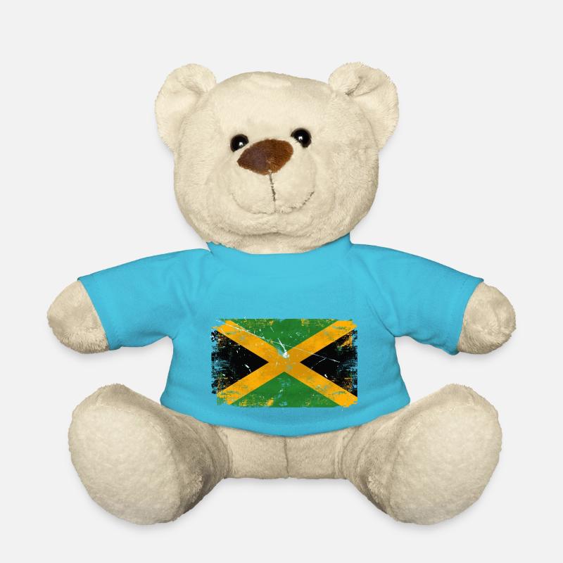 Jamaica Vintage Flag - Teddy - Atollblau