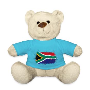 South Africa Flag - Teddy - Atollblau - Vorne