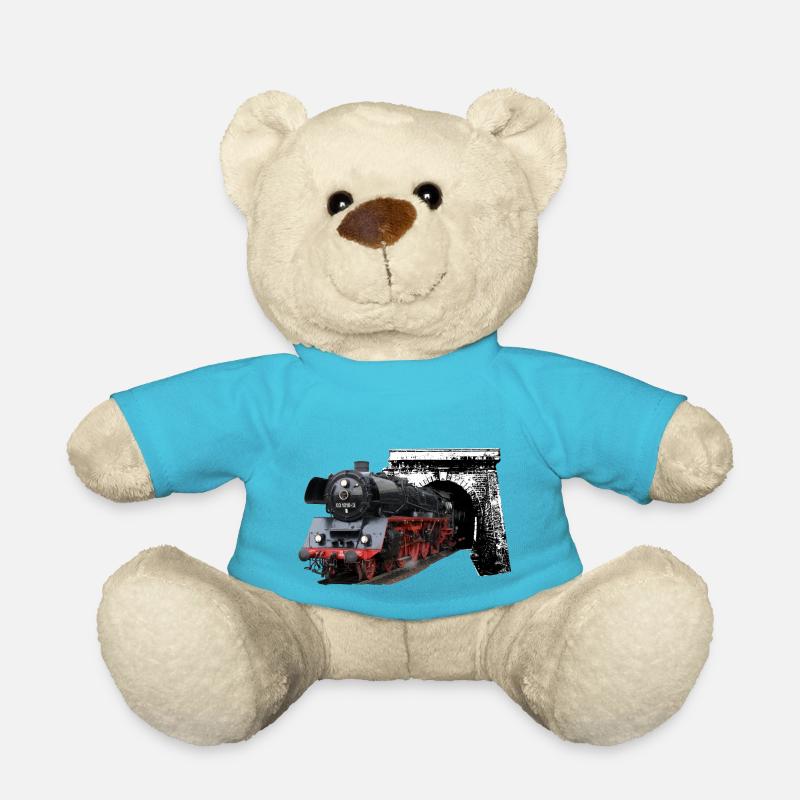 Dampflokomotive - Teddy - Atollblau