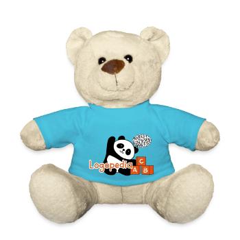 Panda speech therapy - Teddy Bear - atoll blue - Front