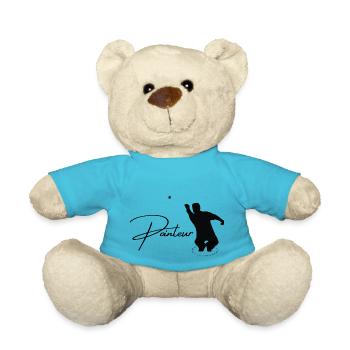 Boule Silhouette Pointeur - Nounours - bleu outremer - Devant
