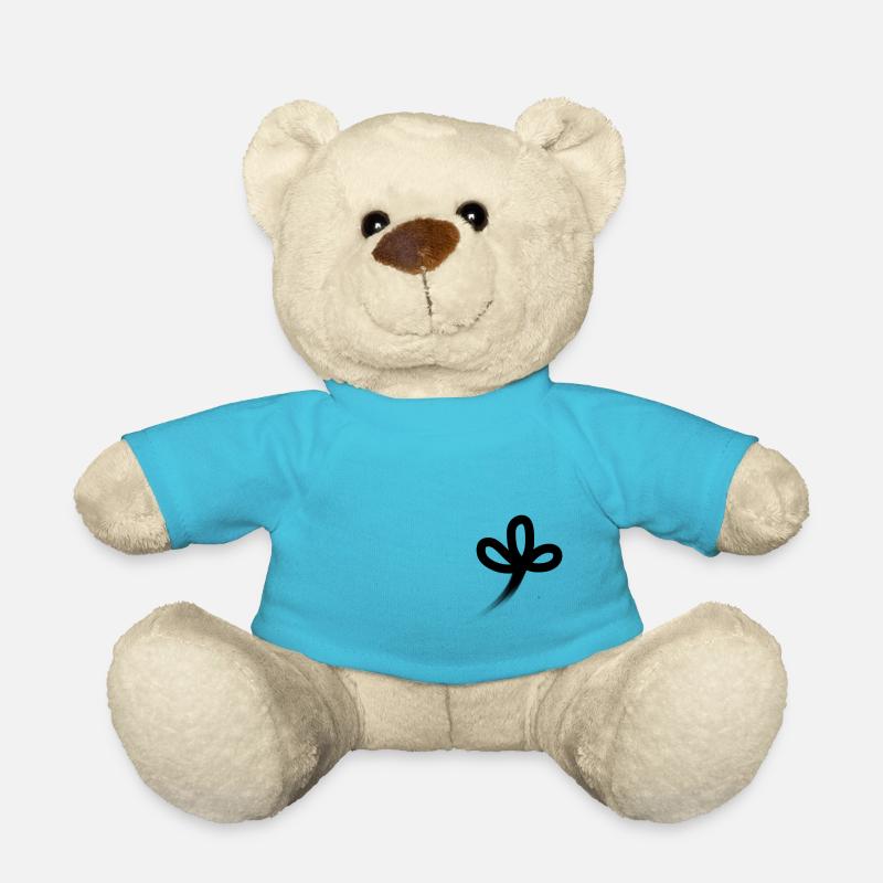 three shamrocks - Teddy Bear - atoll blue
