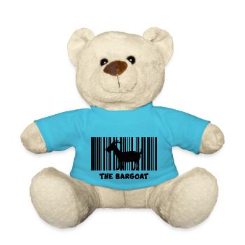 goat "the bargoat" goat - Teddy Bear - atoll blue - Front