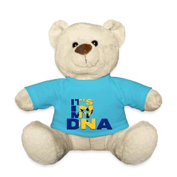 ITS IN MY DNA BARBADOS - Teddy Bear - atoll blue - Front