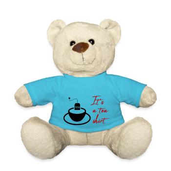 Es ist ein Tee-Shirt - Teddy - Atollblau - Vorne
