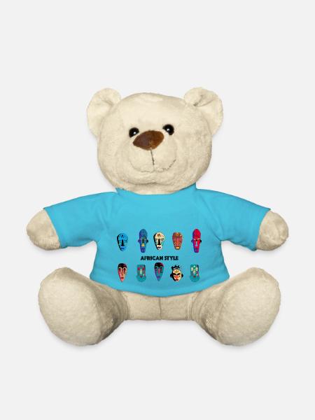 Afrique - Nounours - bleu outremer