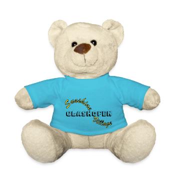 Dorf Glashofen Odenwald Fan Motiv - Teddy - Atollblau - Vorne