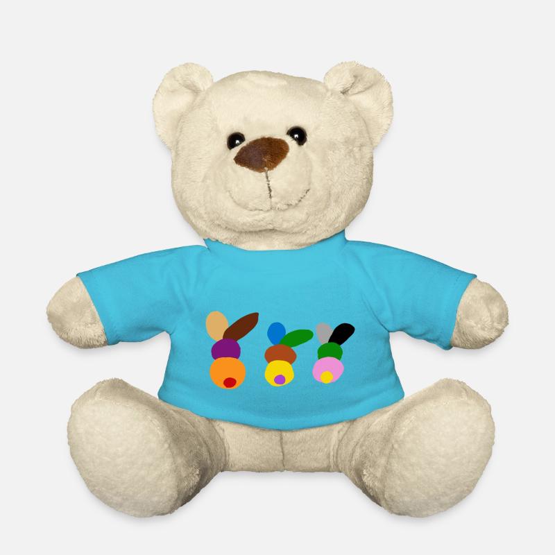 Famille de lapins 4image16 - Nounours - bleu outremer