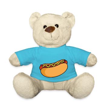 hot dog - Teddy Bear - atoll blue - Front