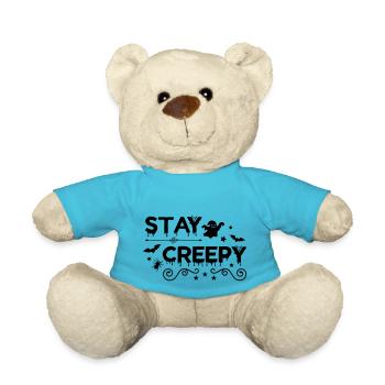 stay creepy - Teddy Bear - atoll blue - Front