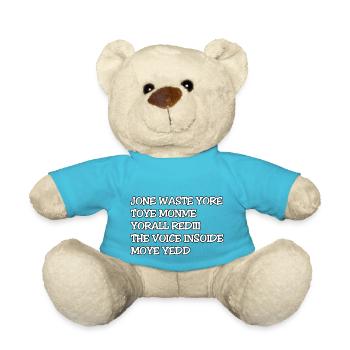 JONE WASTE YORE TOYE MONME YORALL REDIII THE VOICE - Teddy - Atollblau - Vorne