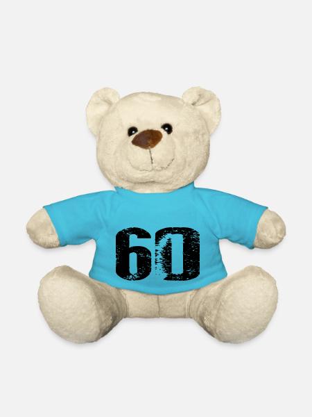 60 Zahl Trikot - Teddy - Atollblau