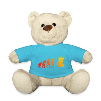 Cool motocross inspiration - Teddy Bear - atoll blue - Front