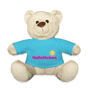 HALOHOLES, SWEET GREETING WITH SUN, POSITIVITY - Teddy Bear - atoll blue - Front