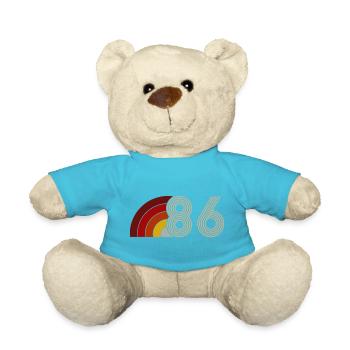 Astro Vintage 40 Ans Quarantaine Fête 1986 - Nounours - bleu outremer - Devant