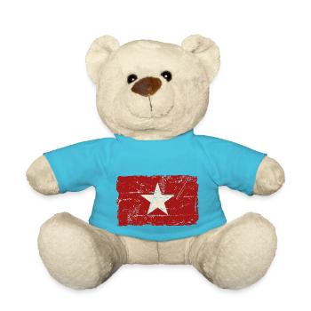 Vietnam Vintage Flag - Nounours - bleu outremer - Devant