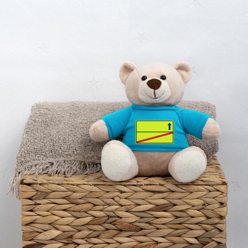 Town sign template Teddy Bear