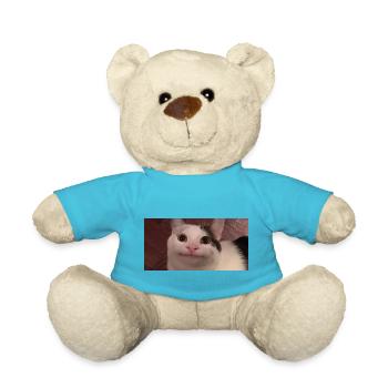 meme cat - Teddy Bear - atoll blue - Front