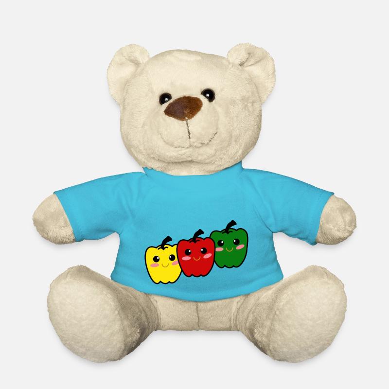 Happy peppers - Teddy Bear - atoll blue