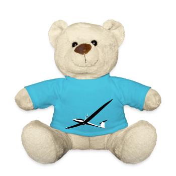 duodiscus Segelflugzeug Segelfliegen Segelflieger - Teddy - Atollblau - Vorne