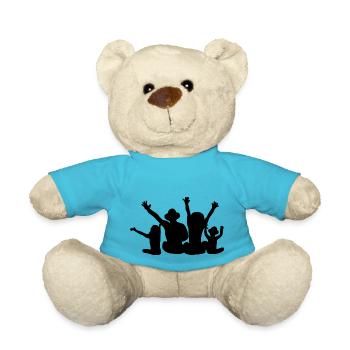 Famille Papa Maman - Nounours - bleu outremer - Devant