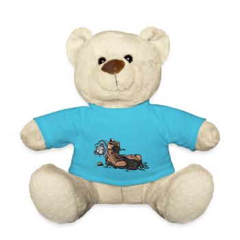 Chaussures de randonnée avec souris - Nounours - bleu outremer - Devant