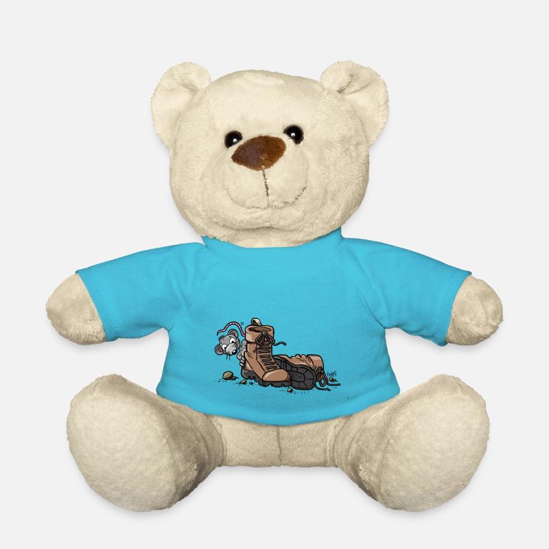 Chaussures de randonnée avec souris - Nounours - bleu outremer