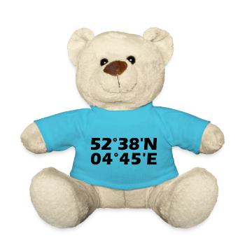 Alkmaar Koordinaten - Teddy - Atollblau - Vorne