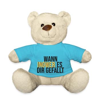 Wann Ingwer es dir gefällt - Teddy - Atollblau - Vorne