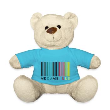 Barcode Mozambique - Teddy Bear - atoll blue - Front