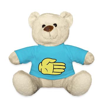Hand Comic - Teddy - Atollblau - Vorne