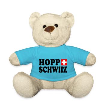 Hopp schwiiz - Teddy - Atollblau - Vorne
