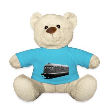 Diesel railcar VT 92 Eierkopf Bundesbahn - Teddy Bear - atoll blue - Front
