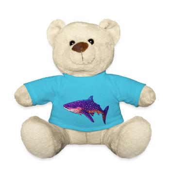 Un requin-baleine coloré est un animal magnifique - Nounours - bleu outremer - Devant