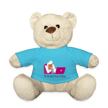 it is going well - Nounours - bleu outremer - Devant
