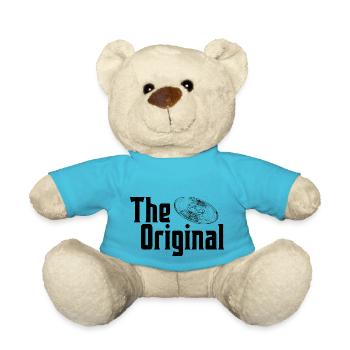 Partnerlook Familie Kinder Eltern the original - Teddy - Atollblau - Vorne
